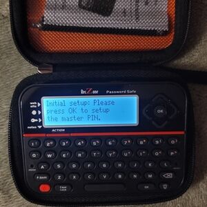 Black and Red Password Safe